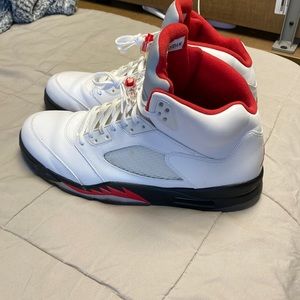 Authentic Fire Red Jordan 5